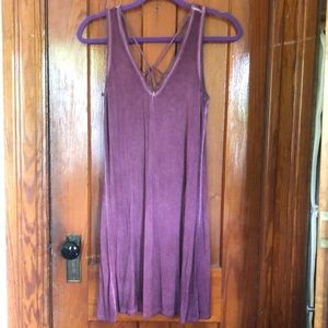 Lattice Front Tank Top Dress